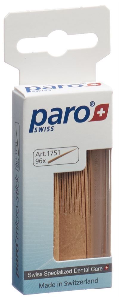 Image of paro Micro Sticks Zahnhölzer superfein 96 Stk