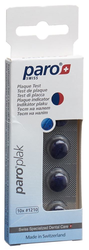 Paro Plak 2-Farben Tabletten rot/blau 10 Stk