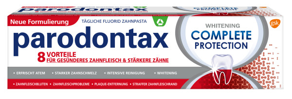 Parodontax Complete Protection Whitening Zahnpasta Tb 75 ml
