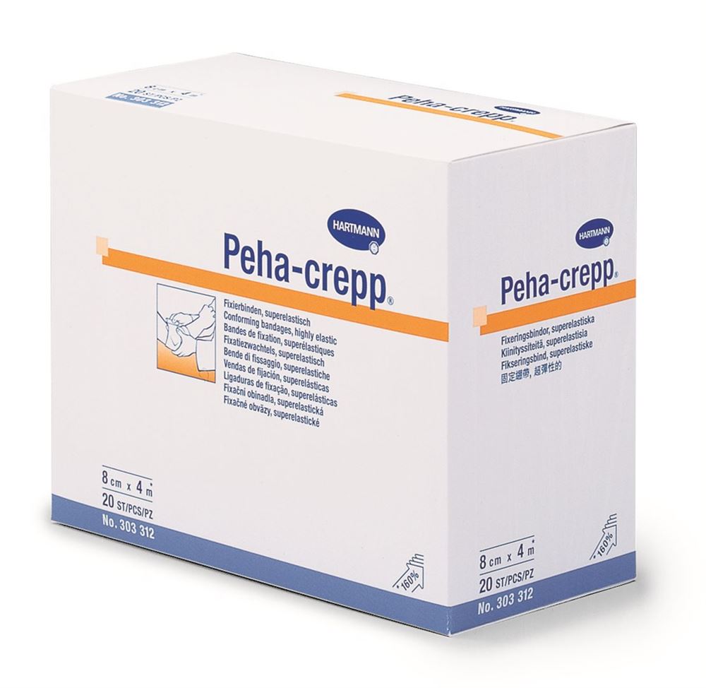 Image of Peha Crepp Kreppbinde 4mx10cm weiss 20 Stk