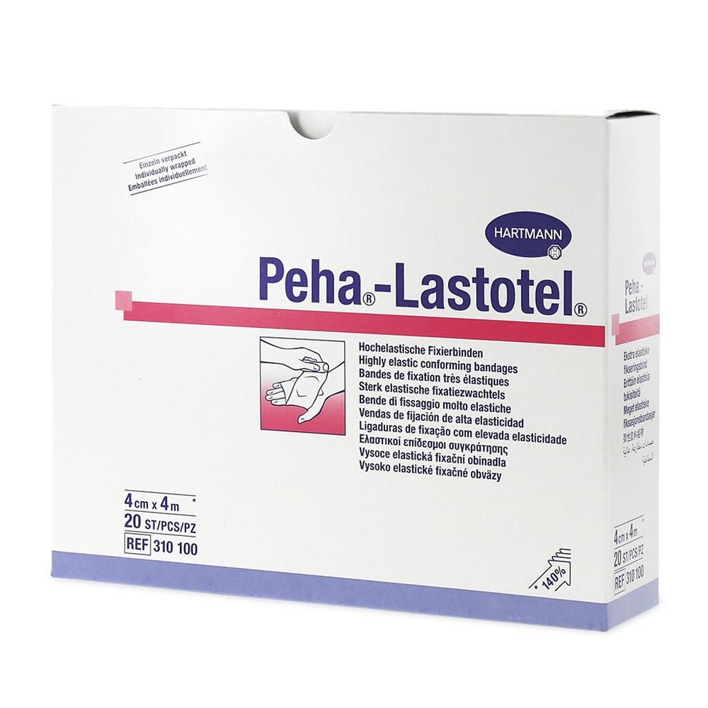 Image of Peha-Lastotel Fixierbinden 4cmx4m 20 Stk