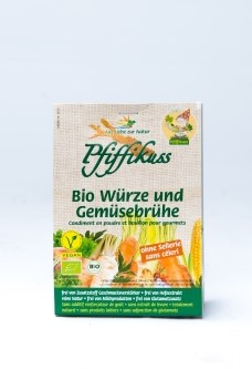 Image of Pfiffikuss Streuwürze und Gemüsebrühe ohne Sellerie Bio 250 g