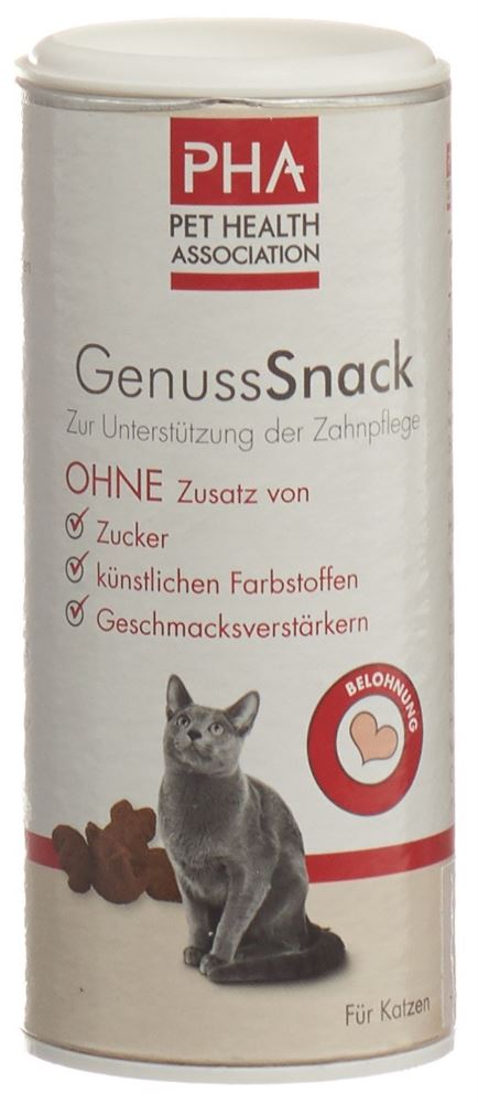 Image of PHA GenussSnack Katzen mini-Herzen und Zähne 50 g