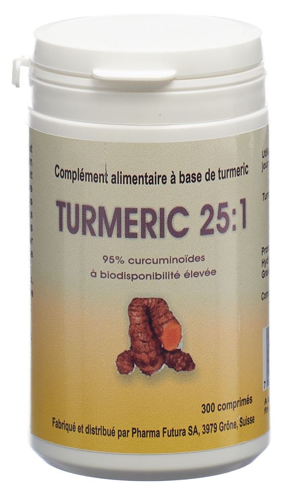 Image of PharmaFutura Turmeric 25:1 Tabl 250 mg Ds 300 Stk