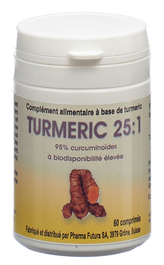 Image of PharmaFutura Turmeric 25:1 Tabl 250 mg Ds 60 Stk