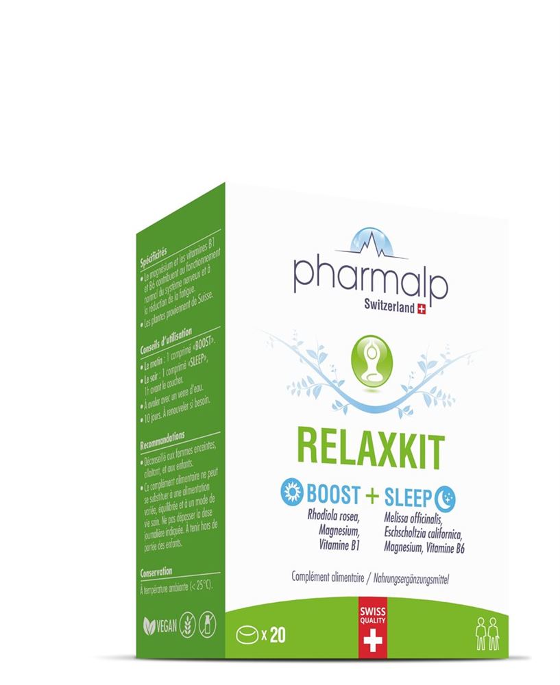 Pharmalp Relaxkit Boost & Sleep cpr blist 20 pce