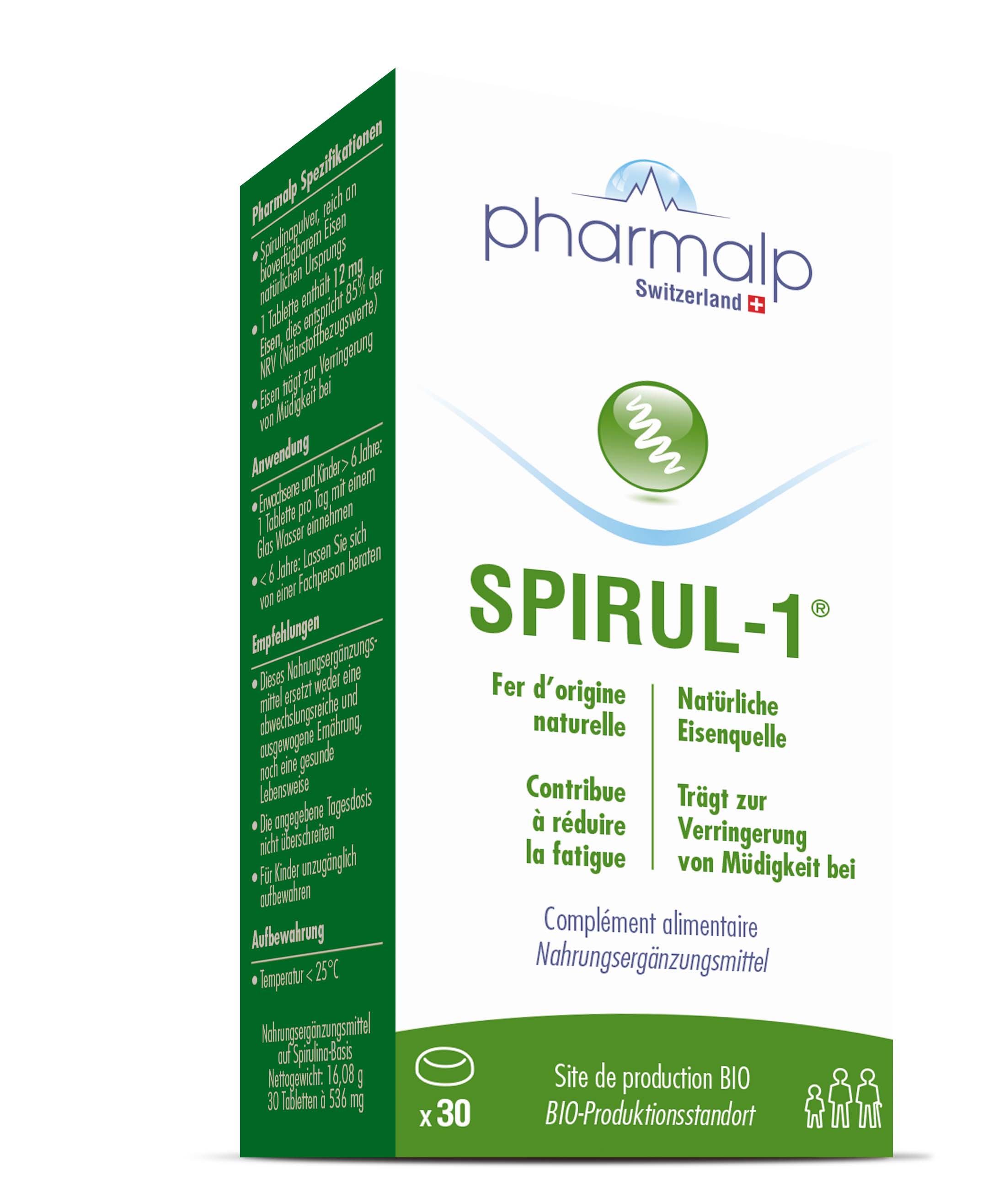 Image of Pharmalp Spirul-1 Tabl 30 Stk