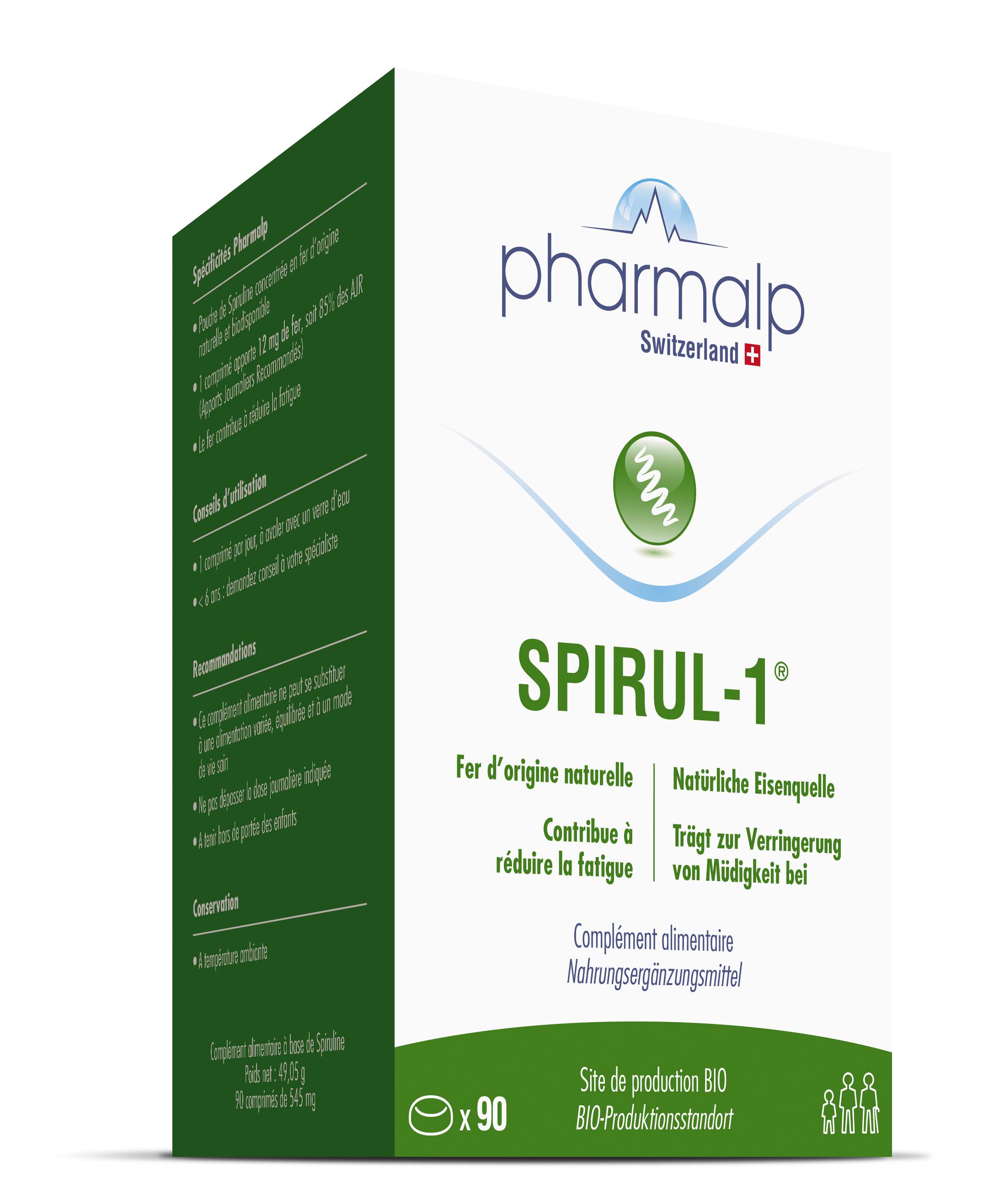Image of Pharmalp Spirul-1 Tabl 90 Stk
