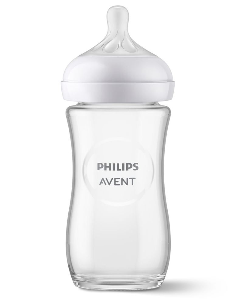 Philips Avent Natural Response Babyflasche aus Glas 240ml 1M+