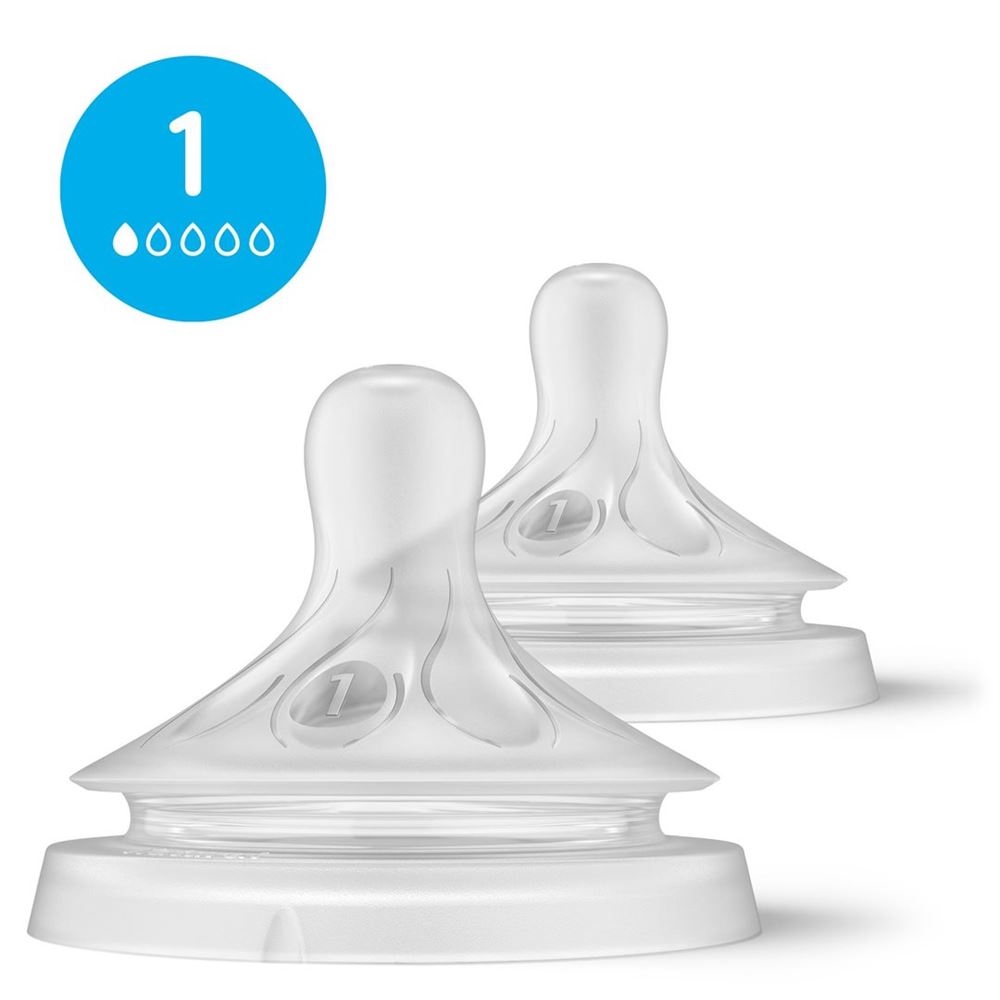 Philips Avent Natural Response Sauger Gr1 0M+ 2 Stk
