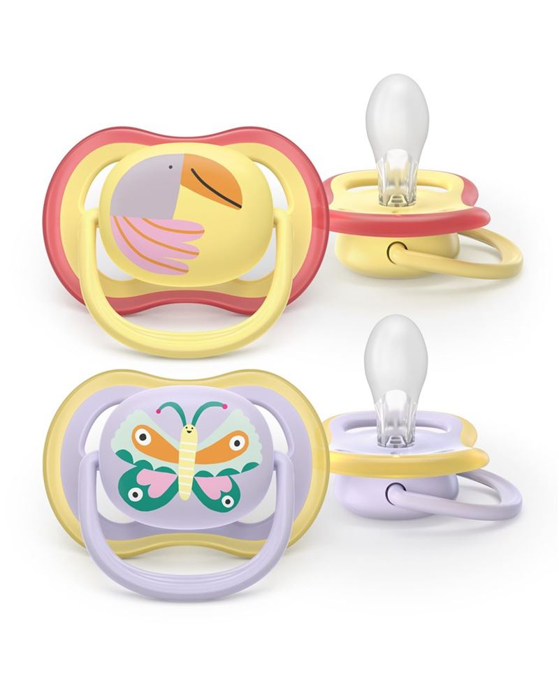 Philips Avent Schnuller Ultra Air Day 0-6 Monate Vogel/Schmetterling 2 Stk