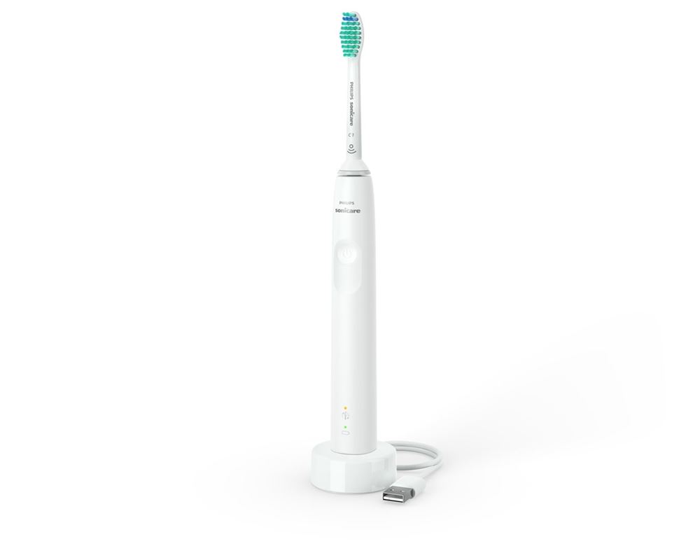Philips Sonicare 3100 elektrische Schallzahnbürste weiss