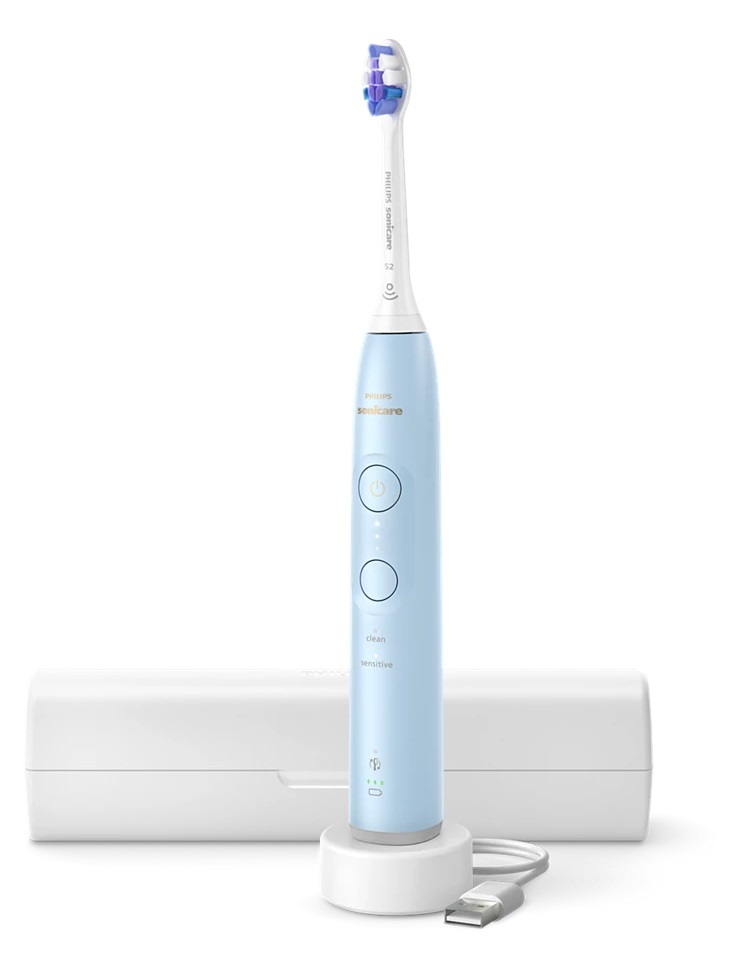 Philips Sonicare 6100 brosse à dents sonique électrique Hx7406/02 bleu clair
