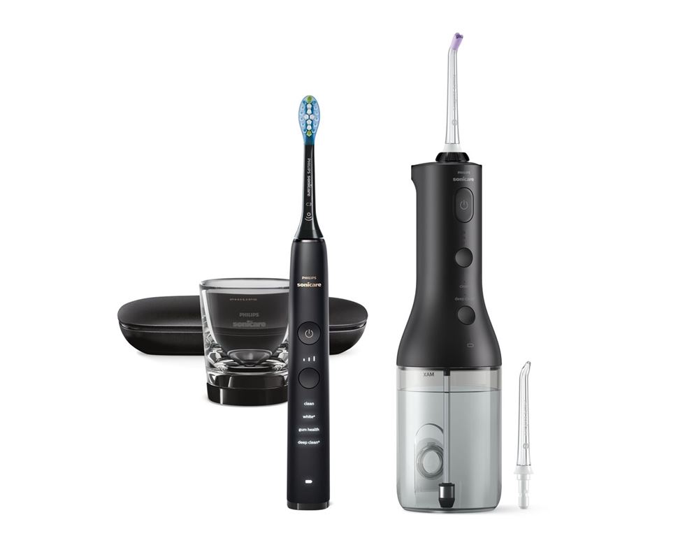 Philips Sonicare Combo Pack DC 9000 & Power Flosser 3000 schwarz/schwarz