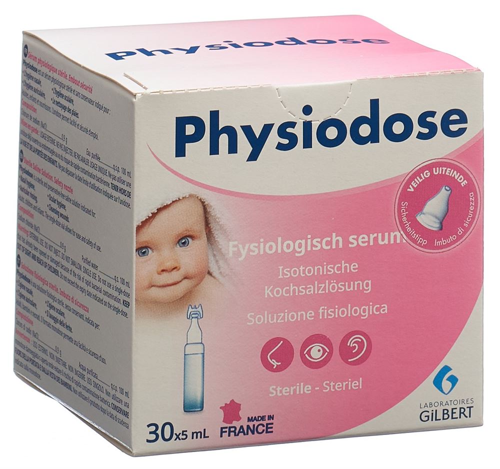 Physiodose siero fisiologico sterile 30 monodosi 5 ml