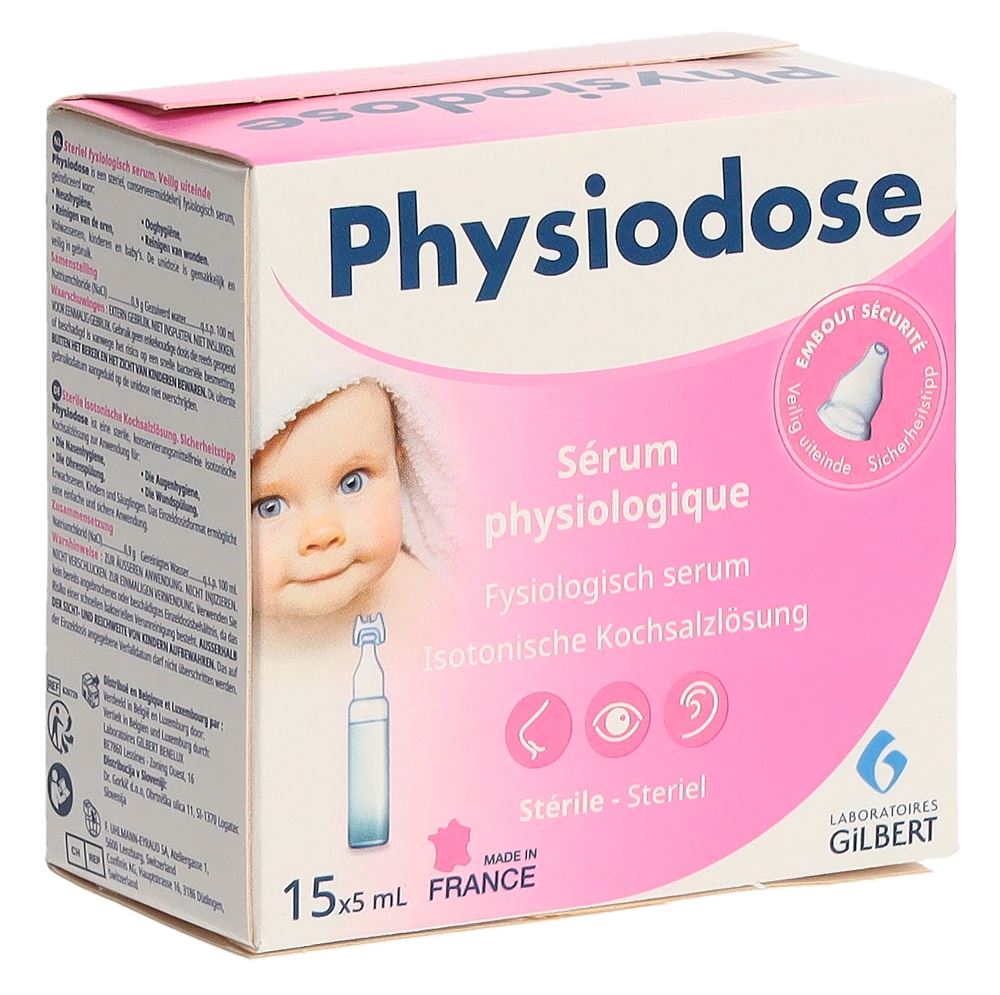 Physiodose physiologische Kochsalzlösung steril 15 Monodos 5 ml