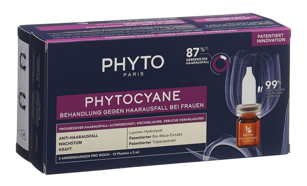 Image of Phyto Phytocyane Women Prog deutsch/italienisch 12 Fl 5 ml