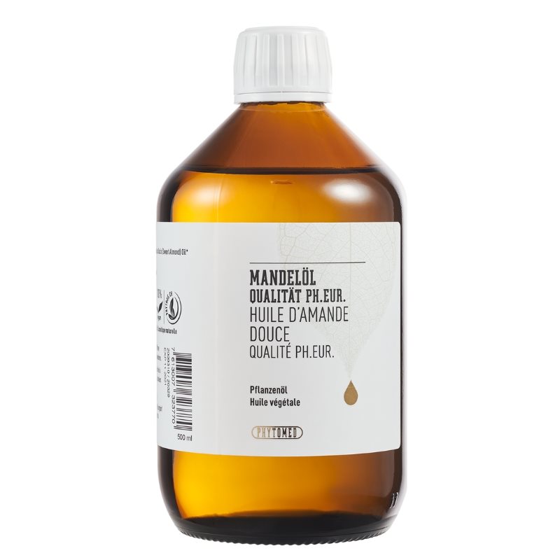 Phytomed Huile d'amande douce qualite Ph.Eur. raffinée 500 ml