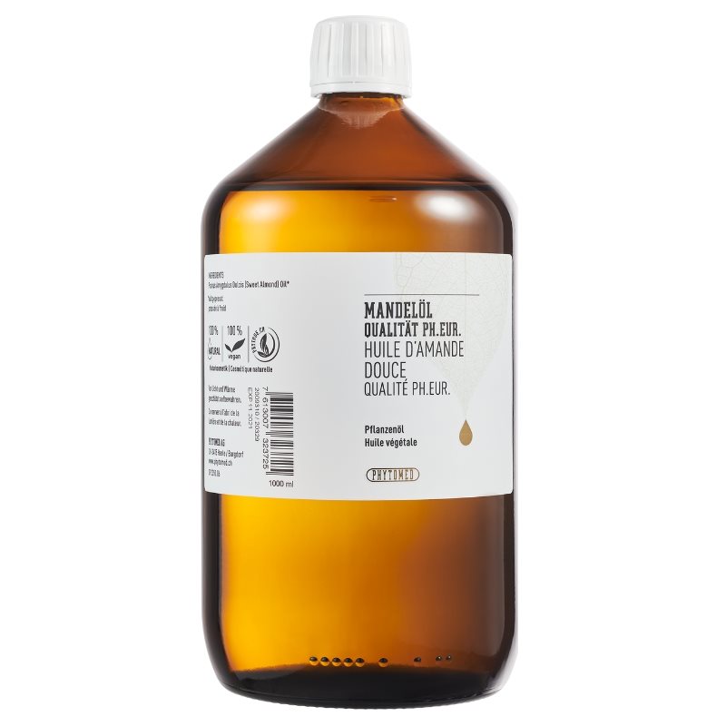 Phytomed Huile d'amande douce qualite Ph.Eur. raffinée 1000 ml