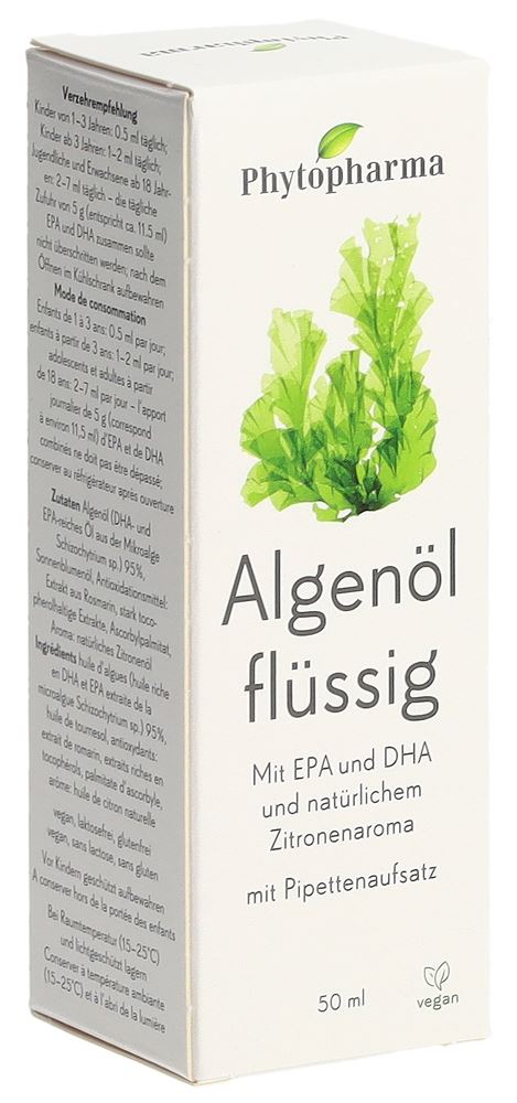Phytopharma huile d'algues liquide fl 50 ml