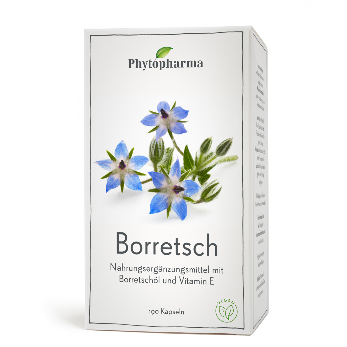Phytopharma bourrache caps 500 mg 190 pce