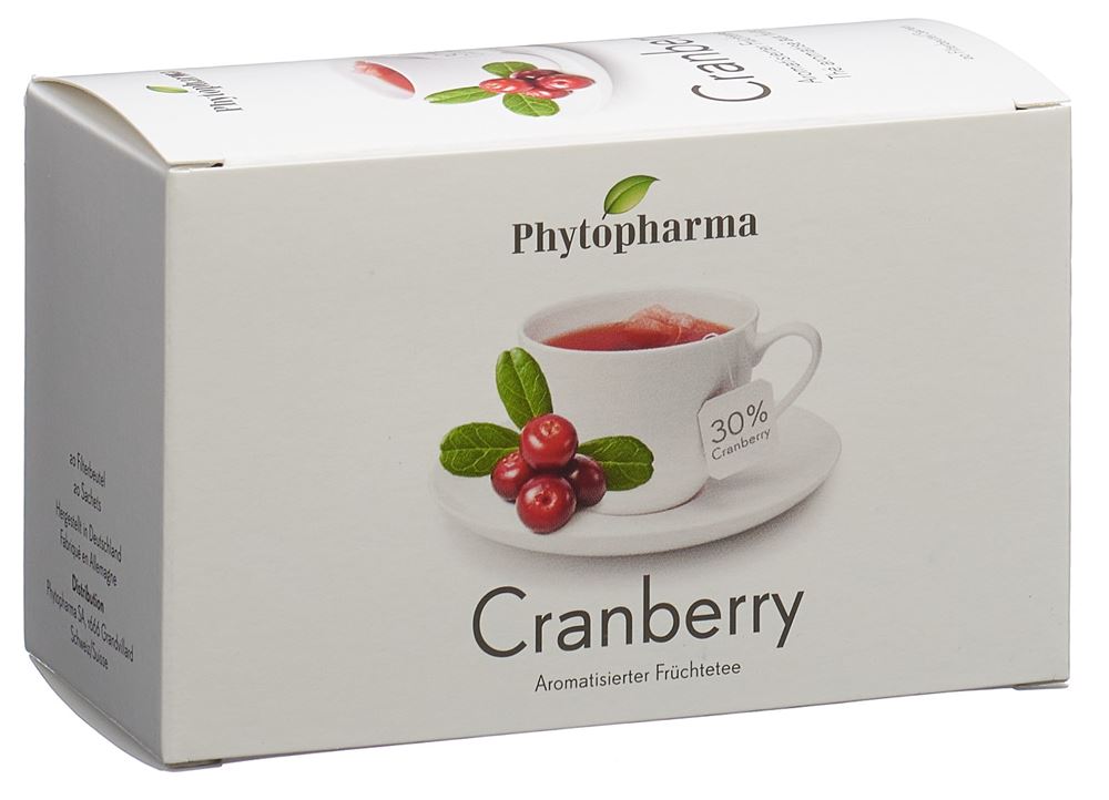 Image of Phytopharma Cranberry Tee Btl 20 Stk