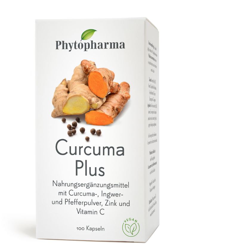 Phytopharma Curcuma Plus Kaps Fl 100 Stk