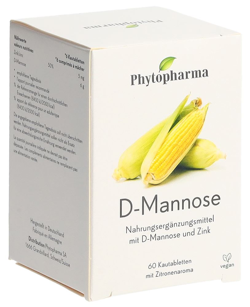 Image of Phytopharma D-Mannose Kautabl Ds 60 Stk