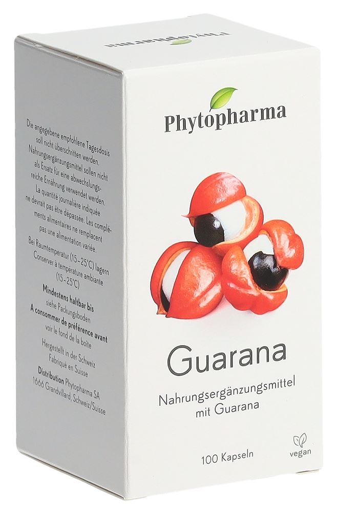 Image of Phytopharma Guarana Kaps 100 Stk