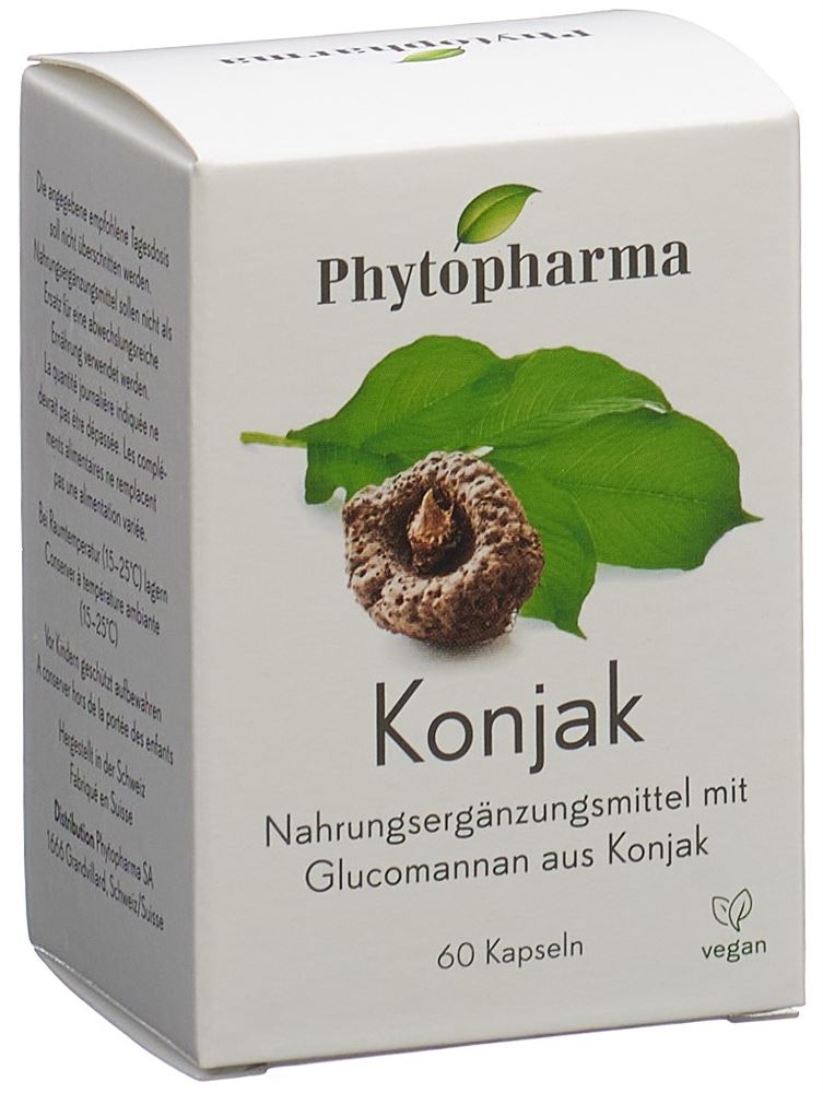 Image of Phytopharma Konjak Kaps Ds 60 Stk
