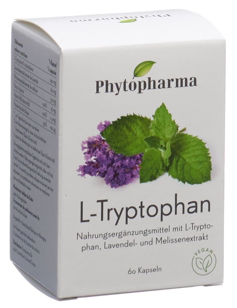 Image of Phytopharma L-Tryptophan Kaps Ds 60 Stk