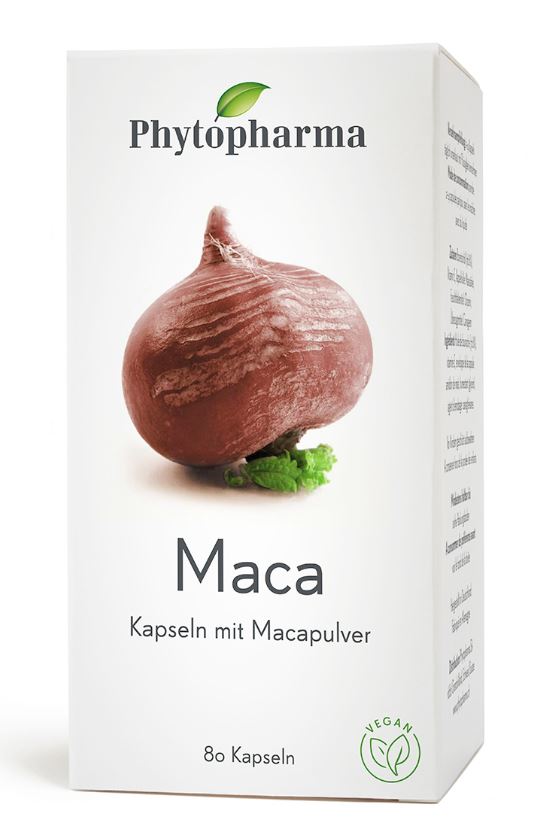 Image of Phytopharma Maca Kaps 409 mg pflanzlich 80 Stk