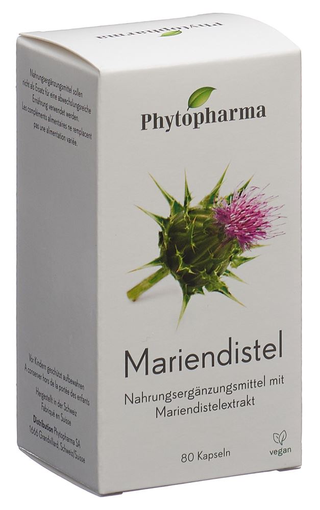 Image of Phytopharma Mariendistel Kaps 80 Stk