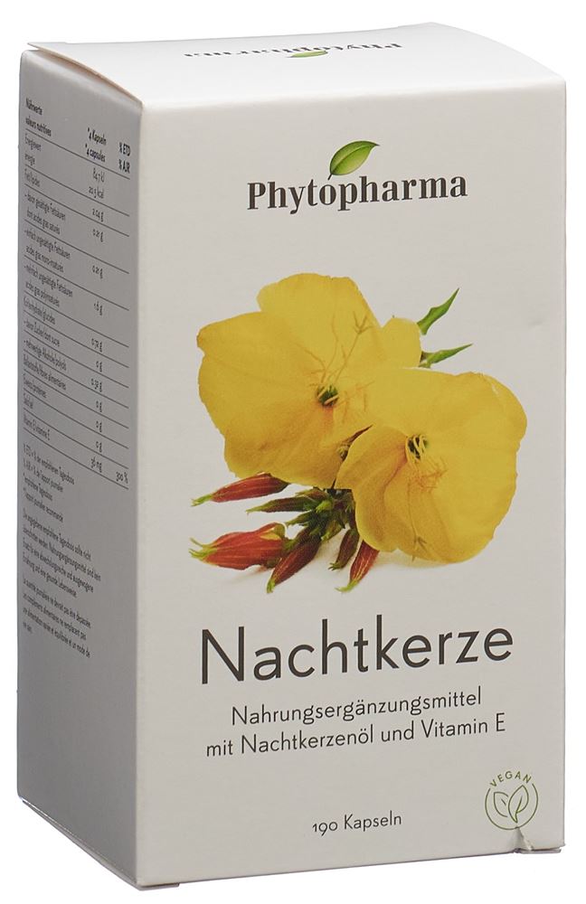 Phytopharma Nachtkerze Kaps 500 mg 190 Stk