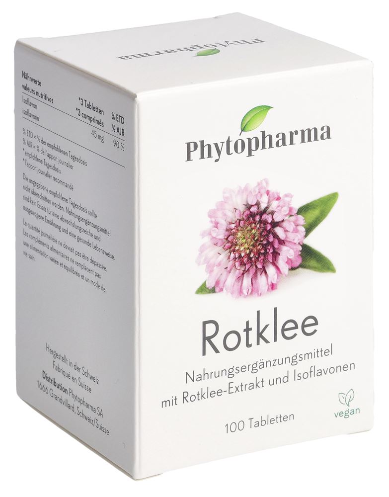Phytopharma trèfle rouge cpr 250 mg bte 100 pce