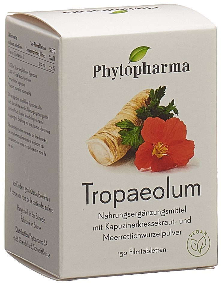 Image of Phytopharma Tropaeolum Filmtabl Ds 150 Stk