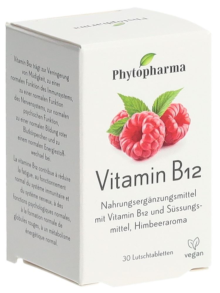 Image of Phytopharma Vitamin B12 Lutschtabl Ds 30 Stk