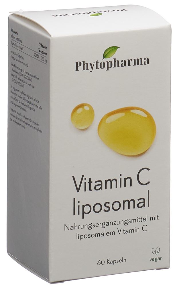 Phytopharma vitamine C caps liposomale bte 60 pce