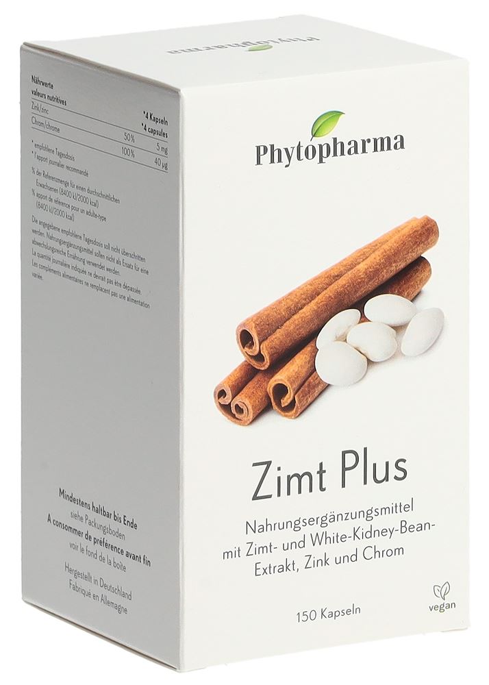 Image of Phytopharma Zimt Plus Kaps Ds 150 Stk