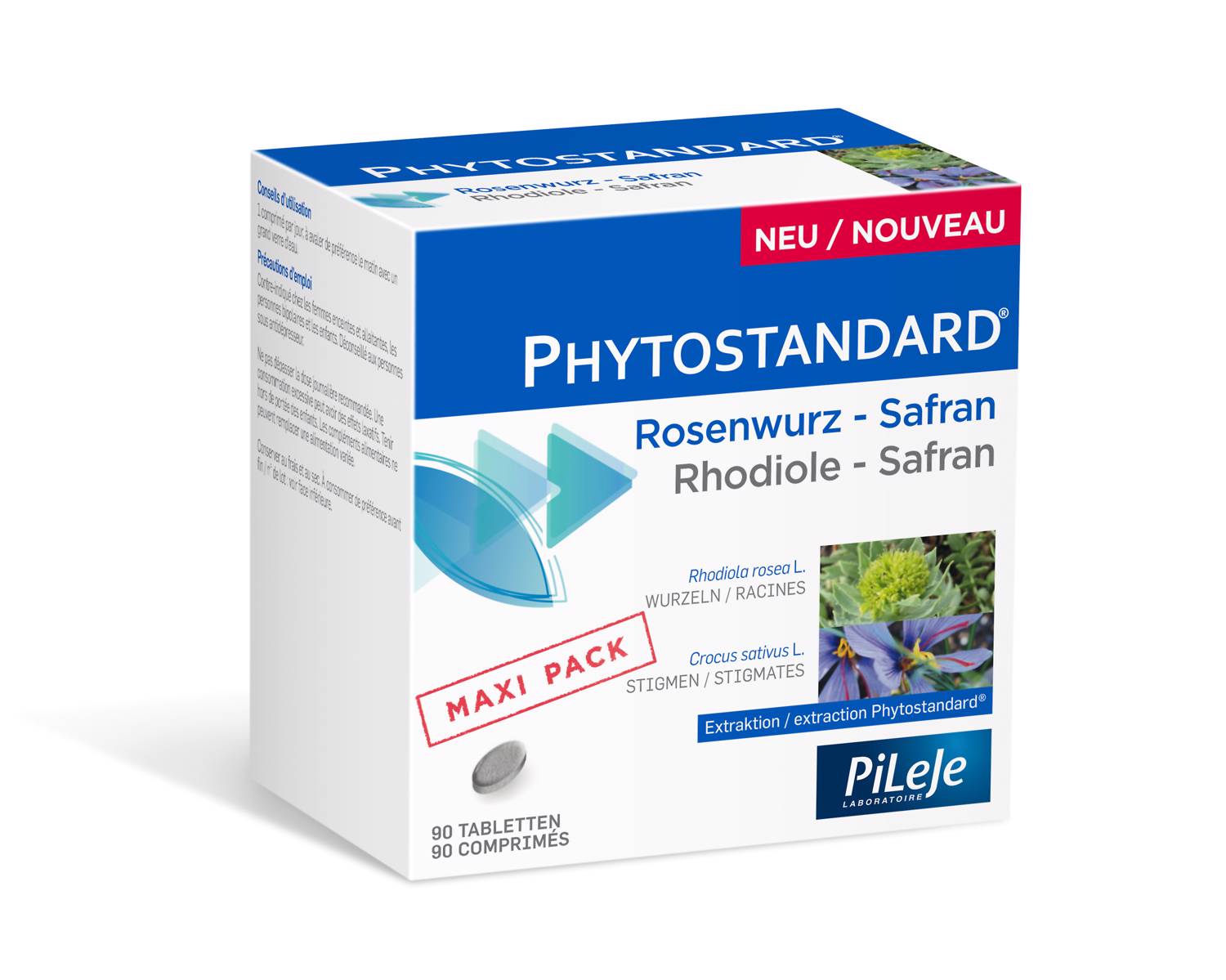 Image of Phytostandard Rosenwurz-Safran Tabl 90 Stk