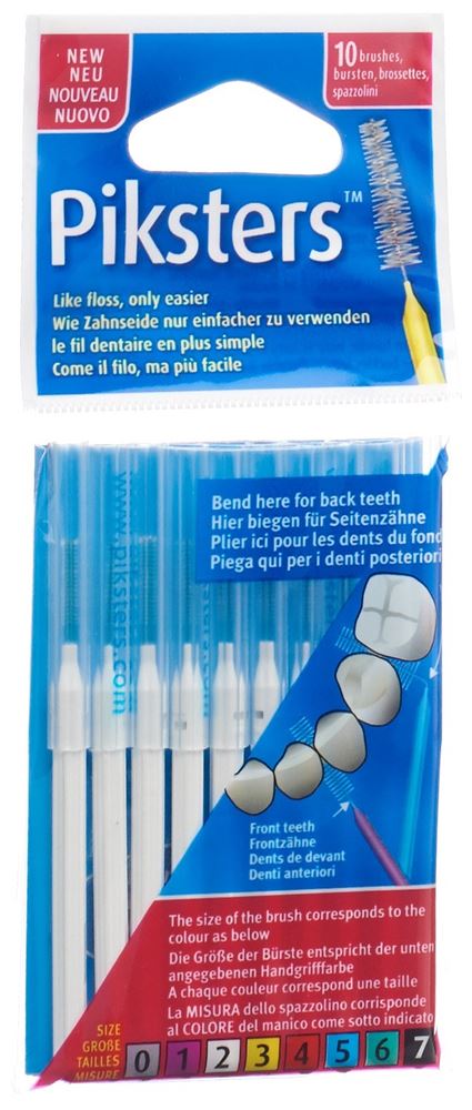 Image of Piksters Interdentalbürstchen 2 10 Stk