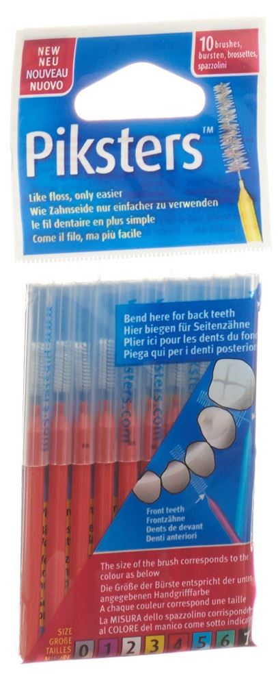 Image of Piksters Interdentalbürstchen 4 10 Stk