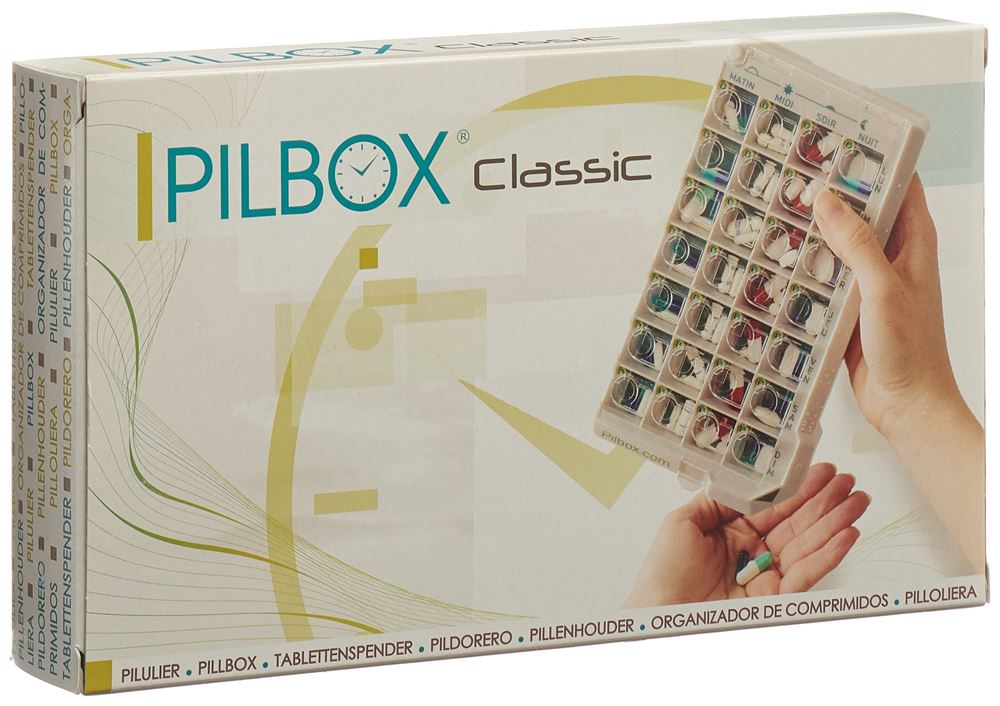 Image of Pilbox Classic Medikamentenspender 7 Tage deutsch/französisch