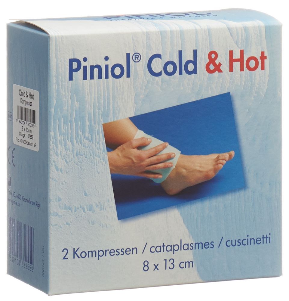 Image of Piniol Cold Hot Kompresse 8cmx13cm 2 Stk