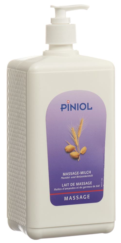 Image of Piniol Massagemilch mit Mandel-Weizenkeimöl 1000 ml