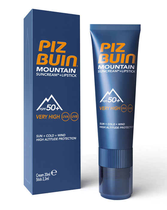 Image of Piz Buin Mountain Combi SPF 50+ Lipstick SPF 30 20 ml