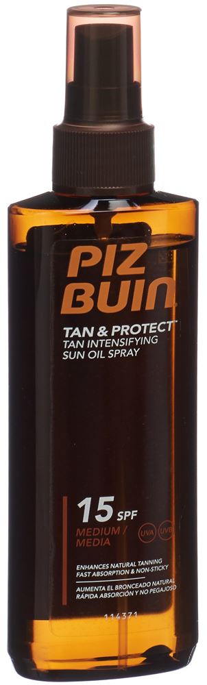 Image of Piz Buin Tan & Protect Sun Oelspray Sf15 150 ml
