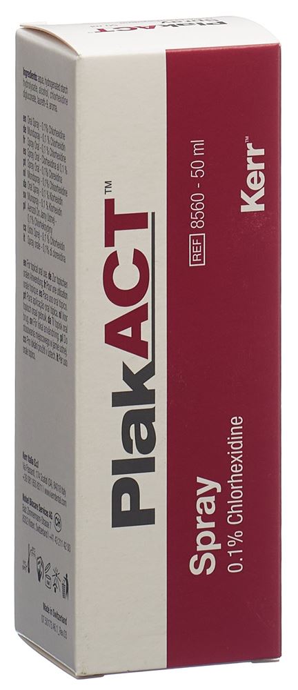 Image of PlakACT Spray 0.1 % Chlorhexidin 50 ml