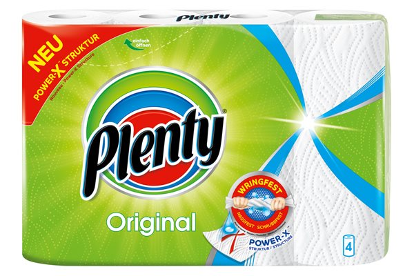 Plenty papier ménage Original 45 feuilles 4 pce