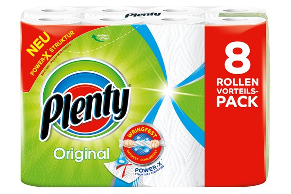 Plenty papier ménage Original 45 feuilles 8 pce